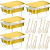 Maxcheck Disposable Chafing Dishes Buffet Set Chafer Wire Racks Buffet