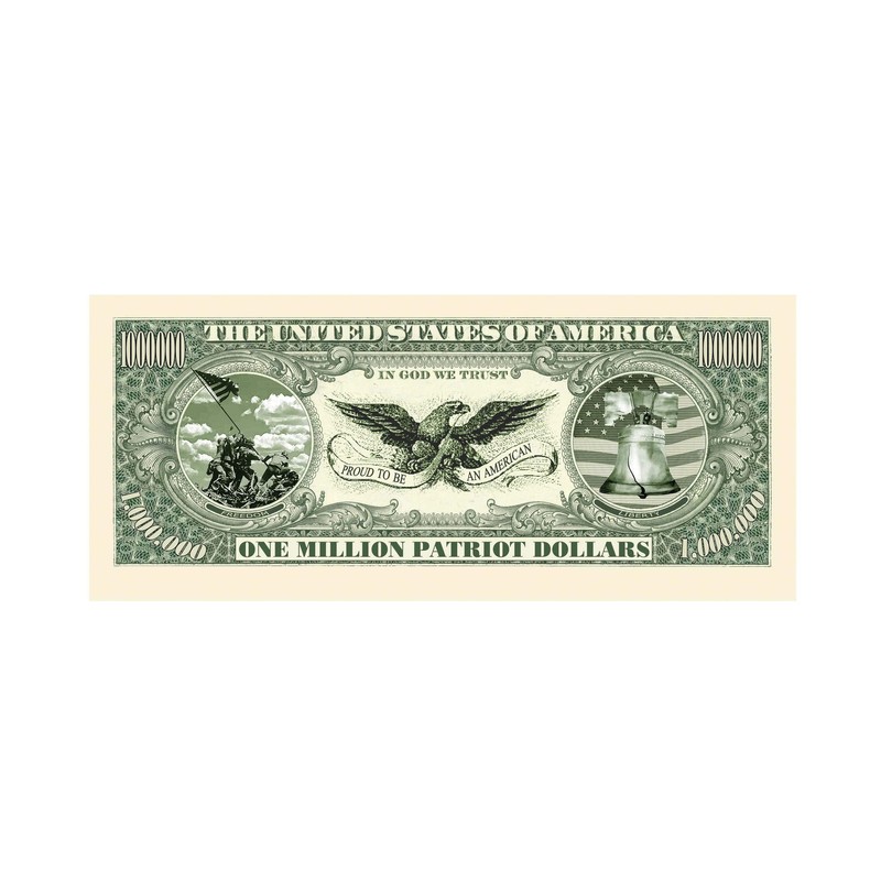 (5) Patriot Million Dollar Bill