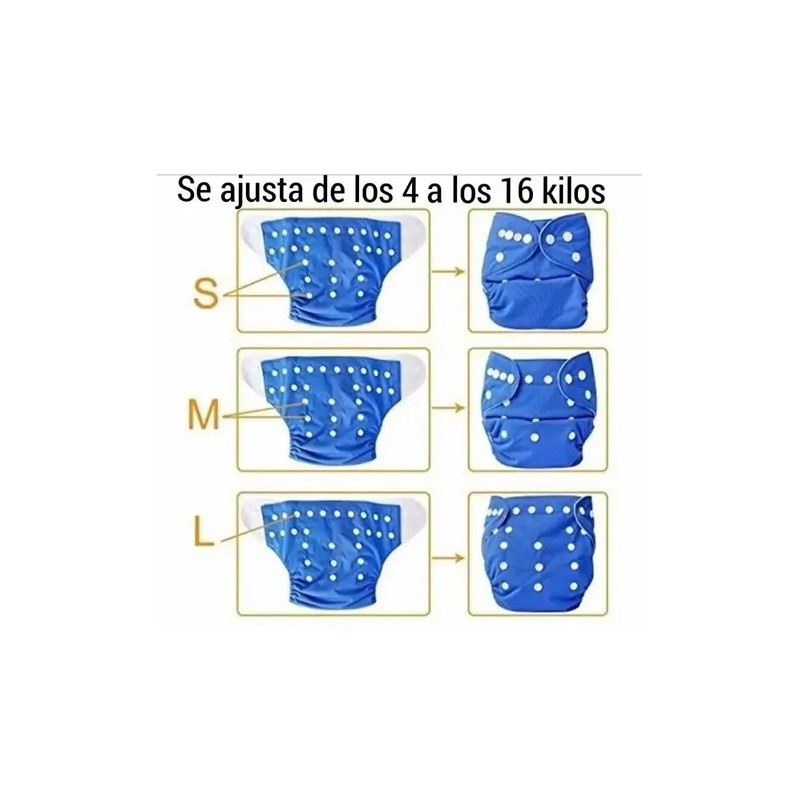 10 Pañales Ecológicos Alva Baby, 10 Insertos De Charcoal