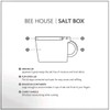 Zero Japan Bee House Premium Salt Box with Hinoki Lid