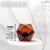 Sage's Portal Liquid Core Eyes Dice 33mm D20 Die with