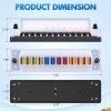 Nilight 12 Way Fuse Block with Negative Bus 12V Blade