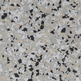 The Original Color Chips 1/4" Decorative Floor Coating Flakes for Epoxy Flooring - Enhances Interior/Exterior Surfaces - for Garages, Basements, Showrooms - Premade Blends (1 Pound, Cabin Fever)