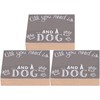 3Pcs Wooden Box Sign Pet Lovedog Letter DIY Wood Crafts