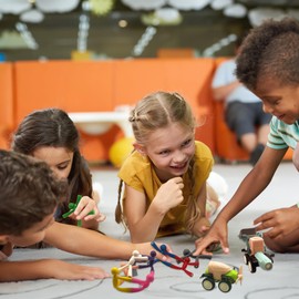 MAGMEN Enhanced Grip Magnetic Fidget Figures for Kids 3-8 & Toddlers | 10-Piece Solid Colors Multipurpose Magnets Set for Travel, Road Trip, Office & Stocking Stuffer Gifts.