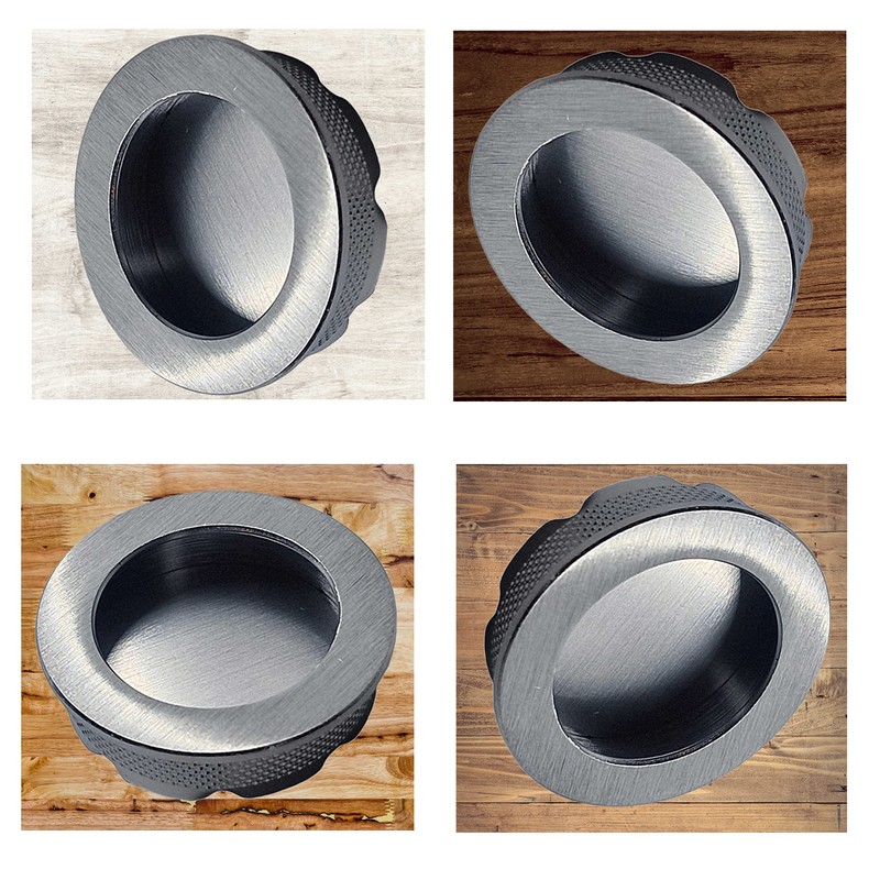 Universal Hardware Finger Pulls Handle Recessed Edge Flush Fitting Pocket