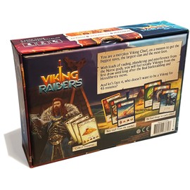 Viking Raiders card game | Incredibly fun and highly interactive | Small and travel-friendly sized box with 198 cards | Perfect for family fun, game nights and holidays