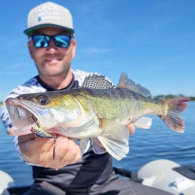 LMAB Good Vibe Jig Spinner with Interchangeable Blade Jig Spinner