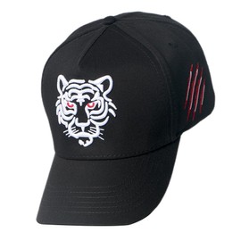 Alomejor Animal Tiger Embroidered Baseball Sun Hat Cool Hip Hop Baseball Hat for Men Women Sports Fan (Tiger head white [3D embroidery])