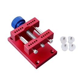 Adjustable Watch Case Holder Professional Aluminium Alloy Adjustable Metal Watch Case Holder Repair Tool Red