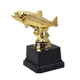 Milisten Kids Award Trophy Kids Trophies with Fish Kids Party Trophy up Kids Trophy Statue Sports re-usable