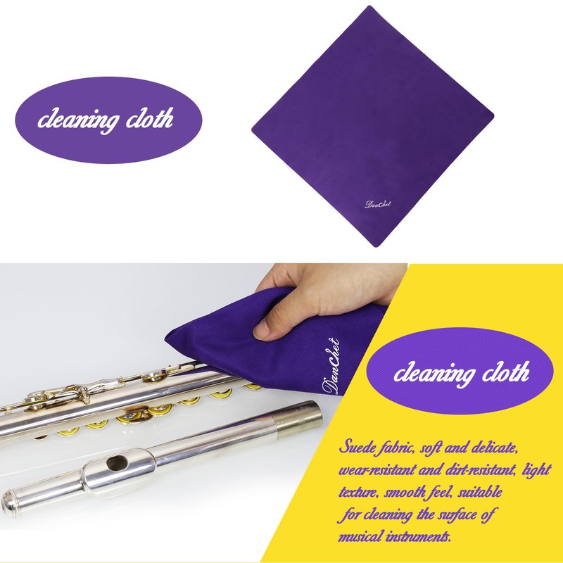 Flute Cleaning Care Cleaning Kit: Key Oil + Cork Grease