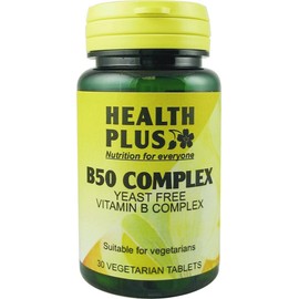 Health Plus B50 Complex : Vitamin B supplement : 30 tablets