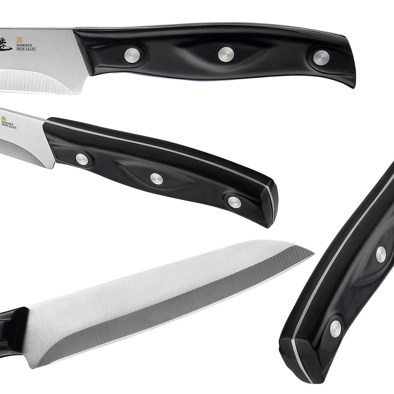 HAMMER IRON ALLEY 4PCS Paring Knife - 4/4.5 inch Fruit