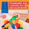 Prextex Premium Jumbo Colorful STEM Building Blocks Set (50pcs) -