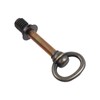 Chinflly 4 PCS Swivel Mirror Screws,Antique Brass Adjustable Mirrors Mounting