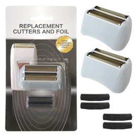2024 Upgrade 2pcs Shaver Replacement Foil and Cutters 1.38 inch for Andis No.17150 Pro Foil Shaver