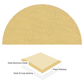 Kozelo 50pcs No Hole Sanding Discs- [ 1 Inch 180 Grit ] Round Hook and Loop Grip Sanding Pads Sheet for Wood Metal Polishing Use| Aluminum Oxide & Zirconium Oxide Sandpaper