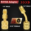 limontek HVAC Valve Core Removal Tool, R410A Mini Split Adapter,