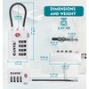 ANVIL 4 Digit Luggage Locks, TSA Locks for Luggage, Advanced