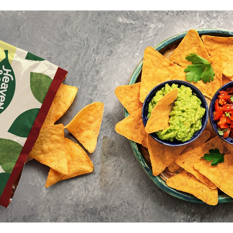 Heaven & Earth Sweet BBQ Tortilla Chips, Grain Free Tortilla