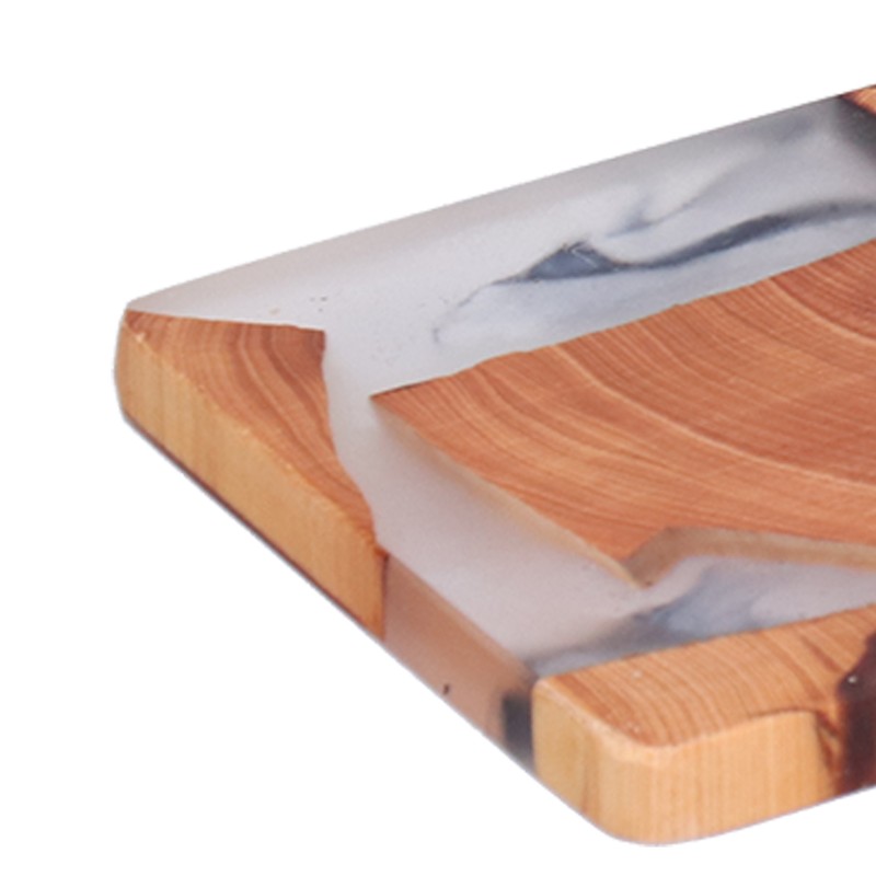 6Pcs Wood Coasters Innovative Insulation Cup Mat Pad Craft Works