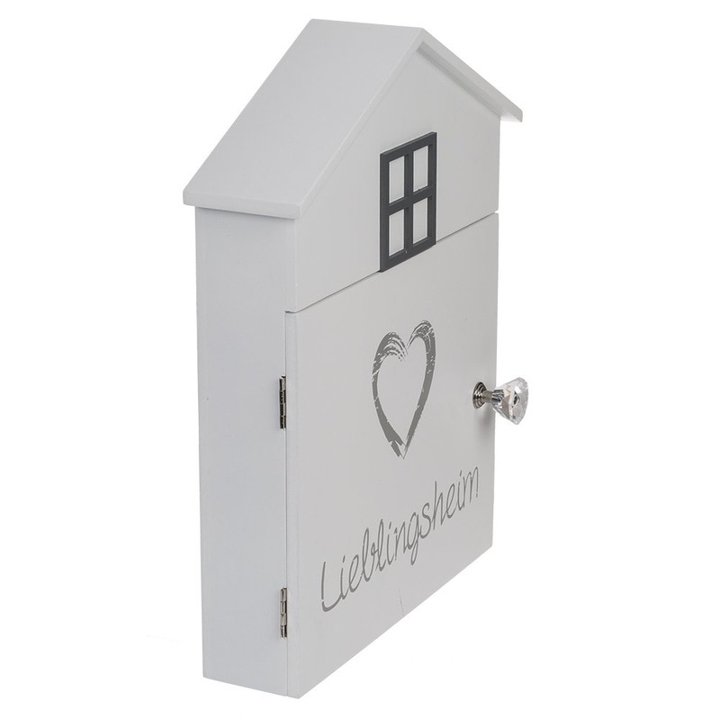 Out of the blue Wooden Key Box, White - 24