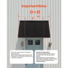 44 X 24-Inch Fixed Metal Awning with Stable Triangle Steel