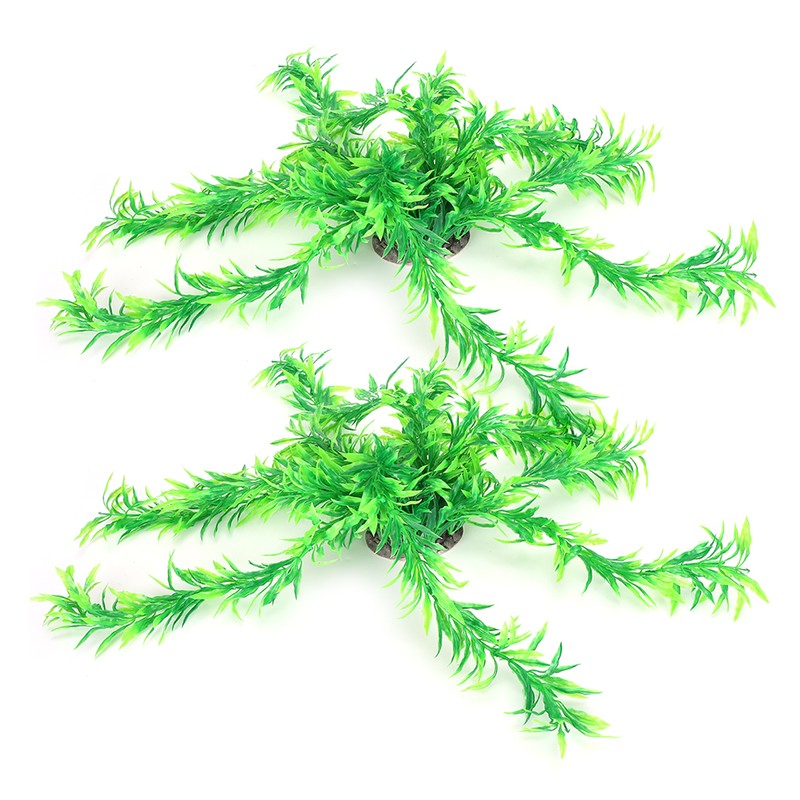 Aquarium Decoration Artificial Water Plants for Fish Tank Landscape Green