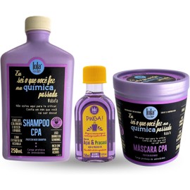 Lola Cosmetics Kit Eu Sei O Que Você Fez Na Química Passada, Shampoo, Máscara CPA + Pinga Acaí & Pracaxi