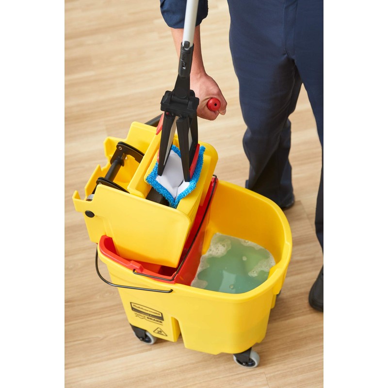 Rubbermaid Commercial Products Microfiber Adaptable Flat Mop Kit for WaveBrake