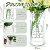 Faccito Vase Geschenk für Oma Blumenvase mit Gravur Glück ist