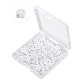 Rubber Earring Backs Soft Clear Earring Backings for Studs Hypoallergenic Silicone Earrings Backs Stopper Replacement for Women (240 Pcs)