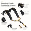 Saxophone Shoulder Strap for Comfortable Playing – Adjustable PU Leather