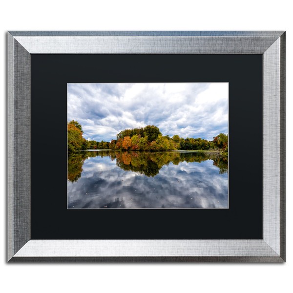 "Autumn Reflections by Pipa Fine Art" Artwork, 16x20", Black Matte/Silver Frame