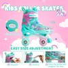 METROLLER Kids Roller Skates Girls Ages 4-6 5-8 8-12 Adjustable
