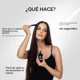 Thick Fiber Root Touch Up Powder - Juego Corrector De Caída De Cabello Resistente Al Agua Y Al Sudor Para Adelgazamiento Del Cabello Mujeres, Incluye 