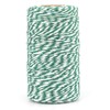 jijAcraft Green and White Twine String, 328 Feet Christmas Bakers