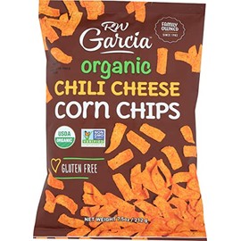 RW Garcia Organic Chili Cheese Corn Chips, USDA Certified Organic, Gluten Free & Non-GMO, 7.5 Oz (Pack of 12)