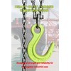 YANBORUI Heavy Duty Weight Large Opening Lifting hooks2 Pack 17636