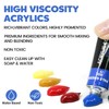 ARTALLY Acrylic Paint Set for Kids & Adults,52Pcs Painting Supplies