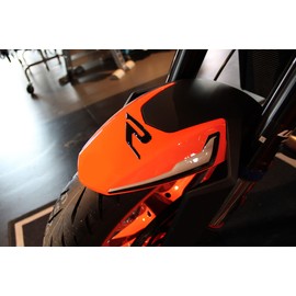 Tankpad Decorative Sticker Compatible with KTM 1290 Super Duke R Orange Silver X550151VA