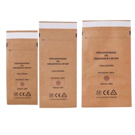 Bolsas para Esterilizar instrumental, bolsas de esterilizar, 3 Tamaños, 130x200mm/100x200mm/75x150mm