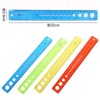 PAVIKE Cute Ruler, 11.8 inches (30 cm) Straight Ruler, 4