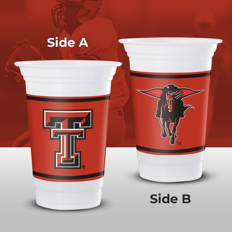 Westrick Texas Tech Red Raiders 16oz Cups - Pack of