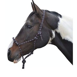 Y-H Hy Rope Halter Black Cob/Full