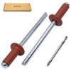 SKIR'CO Pack of 400 blind rivets painted 4.0 x 10