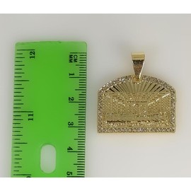 Plated The Last Supper 4mm Rope/Braided Chain Necklace - Chain Size: 19"- 20.5"