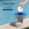 POOL FELLOWS Pool Tablet Dispenser for 3 inch Tablets, Floating