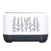 Humidifier 200ml White Hollow Flame Ultrasonic Atomization Silent Aroma Diffuser
